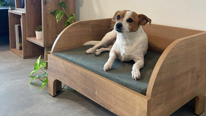 Paw House Wooden Orthopedic & calming Dog Bed
